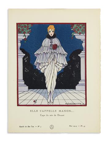 (COSTUME.) Gazette du Bon Ton. Approximately 85 plates from the magazine, by various artists.
